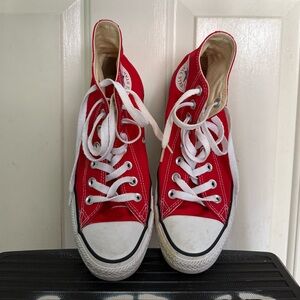 Converse All Star Women’s Red Canvas Sneakers